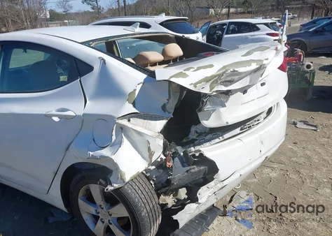 2013 Hyundai Elantra Gls from USA, damaged, VIN 5NPDH4AE2DH411274